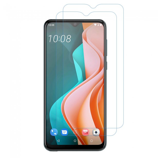 HTC Wildfire R70 Tempered Glass 2 Pack Max Shieldz Margoun - Clear