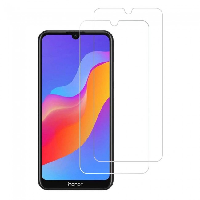 Honor 8A Prime Tempered Glass 2 Pack Max Shieldz Margoun - Clear