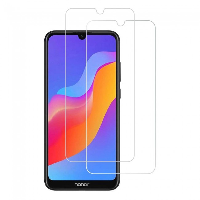 Honor 8A Prime Tempered Glass 2 Pack Max Shieldz Margoun - Clear
