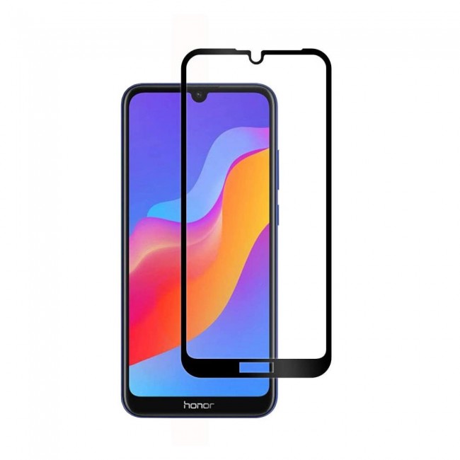 Honor 8A Prime Tempered Glass 3D Ultimate Margoun - Black Frame