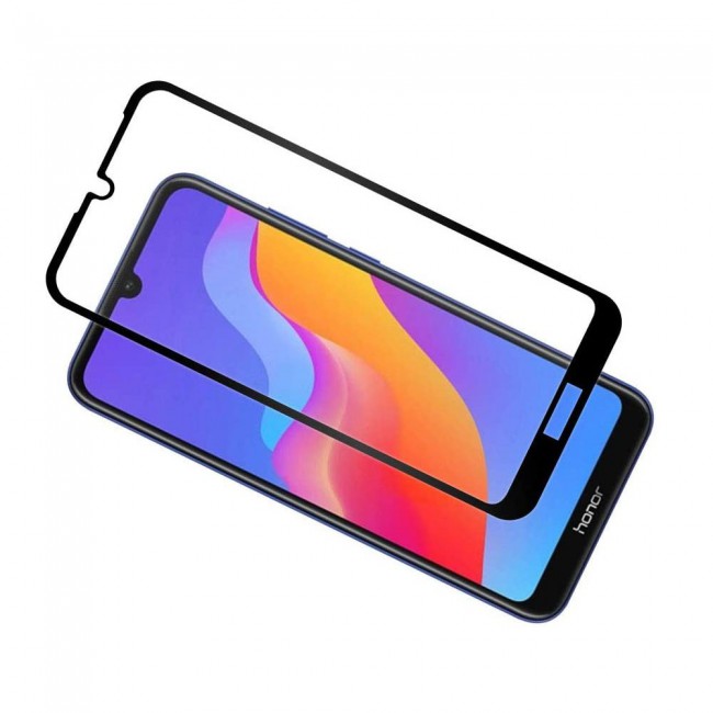 Honor 8A Prime Tempered Glass 3D Ultimate Margoun - Black Frame