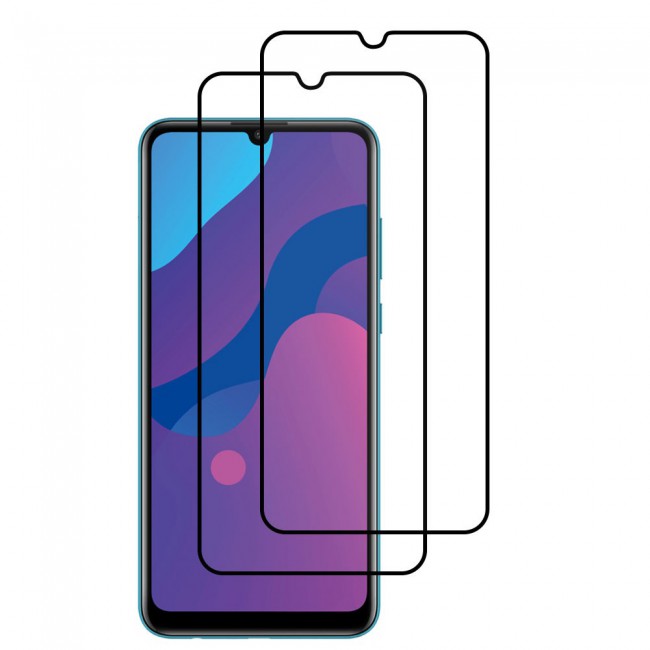 Honor Play 9A Tempered 3D Glass 2-Pack Super Shieldz Margoun- Black Frame