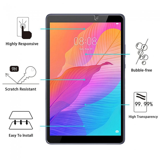 Huawei Mediapad T8 8 inch Tempered Glass Screen Protector - Clear
