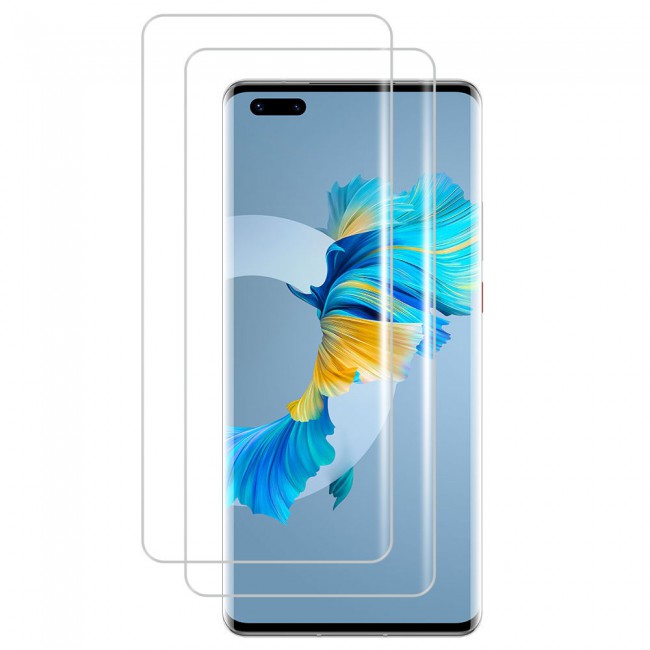 Huawei Mate 40 Pro Plus Tempered Screen Protector Super Shieldz by Margoun - 2-Pack Clear