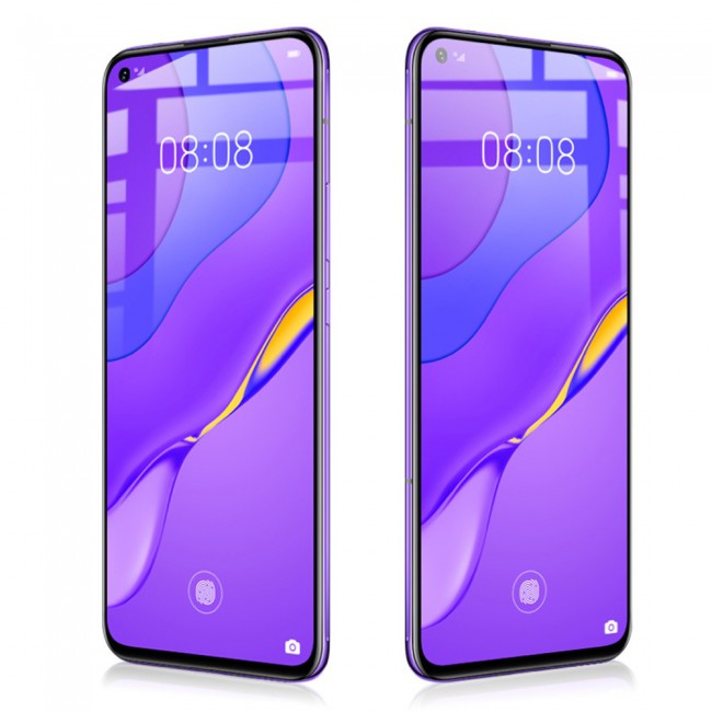 Huawei Nova 7 5G Protector 3D Glass 2-Pack Super Shieldz Margoun - Black Frame