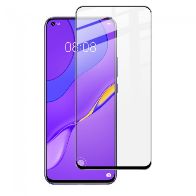 Huawei Nova 7 5G Tempered 3D Screen Protector Grand Shieldz Margoun - Black Frame
