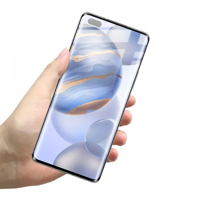 Huawei Nova 7 Pro 5G Tempered 3D Screen Protector Grand Shieldz Margoun - Black Frame