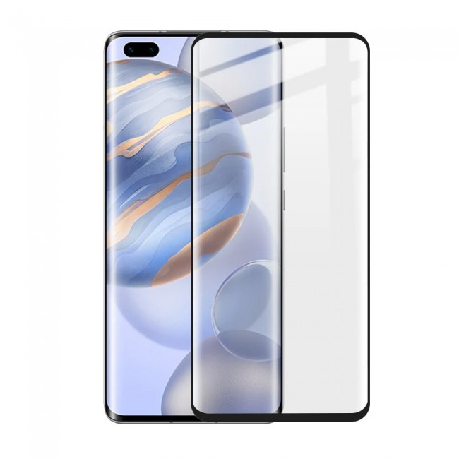 Huawei Nova 7 Pro 5G Tempered 3D Screen Protector Grand Shieldz Margoun - Black Frame