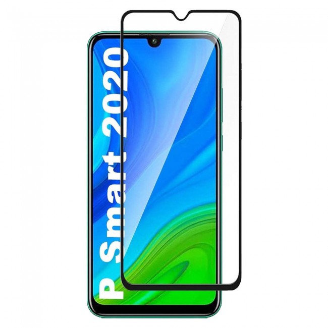 Huawei P Smart 2020 Tempered 3D Screen Protector Grand Shieldz Margoun - Black Frame