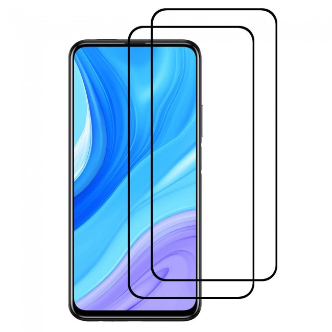 Huawei Y9a 2-Pack Glass 3D Screen Protector Super Shieldz by Margoun - Black Edge