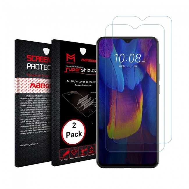 Infinix S4 Tempered Screen Protector Super Shieldz by Margoun - 2-Pack Clear