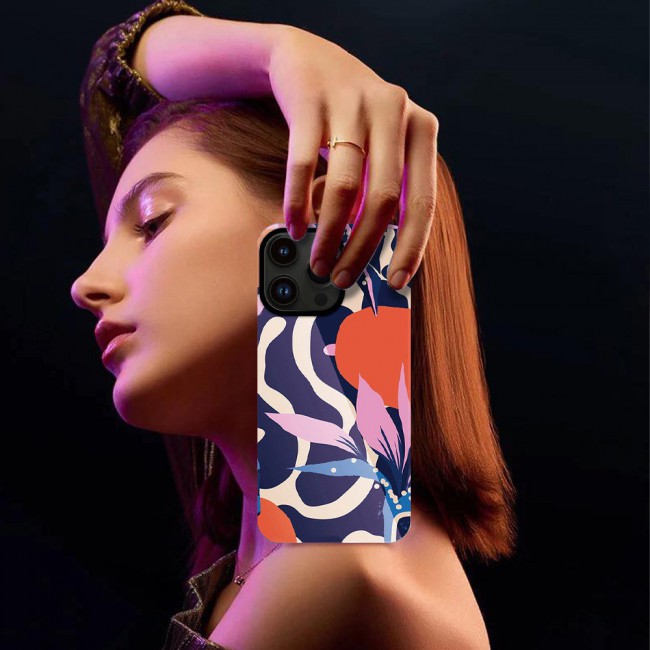 MARGOUN For iPhone 14 Pro Max Case Flower Graphic Hd Patterned Cover - K7