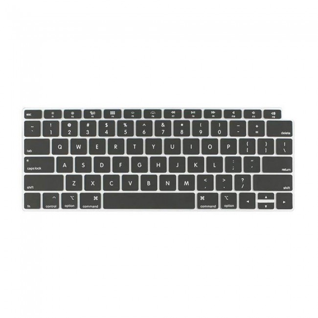 Margoun Premium Keyboard Cover for 2020 2019 2018 MacBook Air 13 with Retina Display - Black