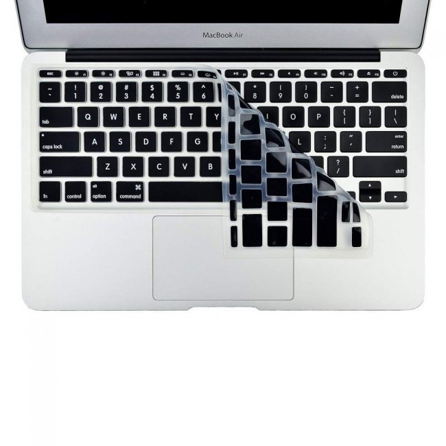 Margoun Premium Keyboard Cover for MacBook Air 13inch A1466 A1369, Pro 15inch A1502 A1425 A1278 A1398 A1286 – Black