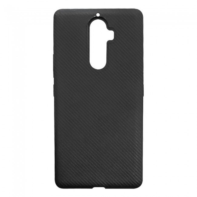 Lenovo K8 Note Case Cover Carbon Fiber Design - Black
