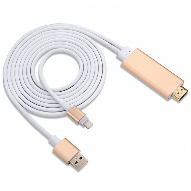 Lightning USB Cable to HDMI Converter 