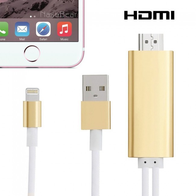 Lightning USB Cable to HDMI Converter 