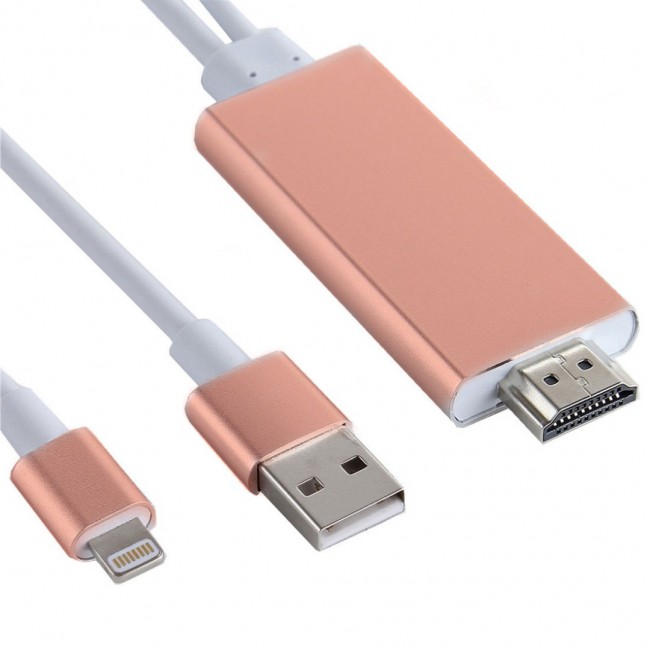 Lightning USB Cable to HDMI Converter 