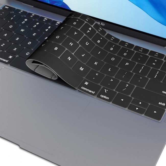 MacBook Air 13.3 inch A1932 A2179 Keyboard Protector Skin - Black