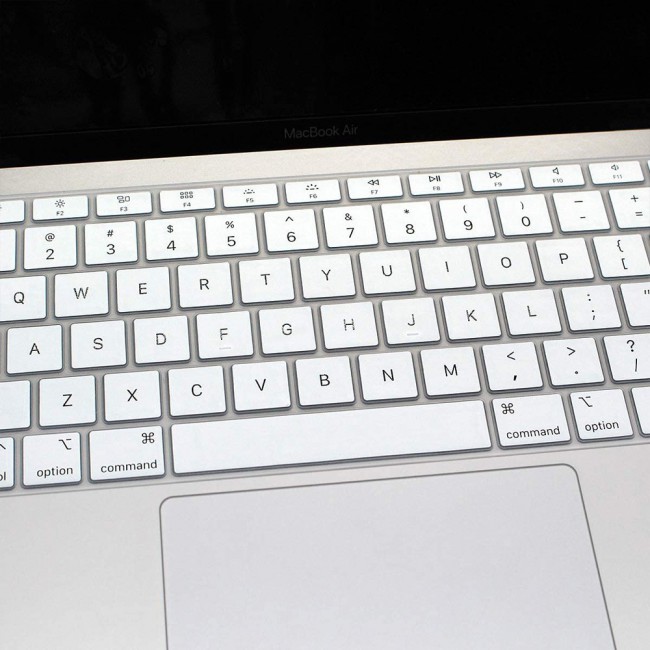 Margoun MacBook Air 13.3 inch A1932 A2179 Keyboard Protector Skin - White
