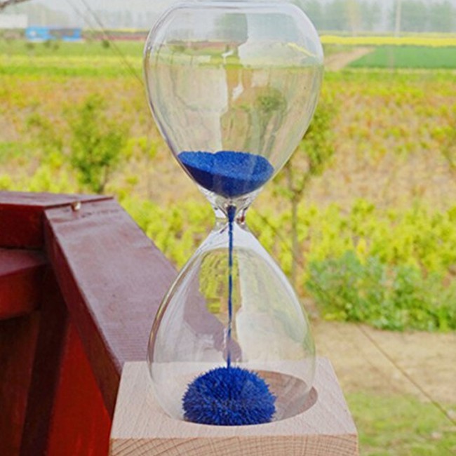 Margoun Magnetic Sand Hourglass with One Minute Countdown and