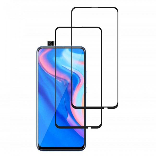Margoun 2-Pack 3D Tempered Glass Screen Protector for Huawei Y9 Prime 2019