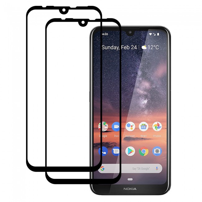 2Pack Margoun 3D Tempered Glass Screen Protector for Nokia 3.2