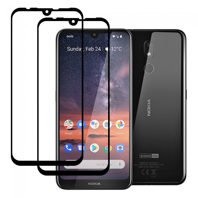 2Pack Margoun 3D Tempered Glass Screen Protector for Nokia 3.2