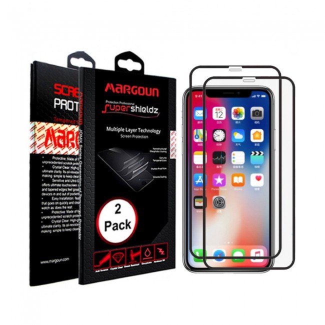 3-Pack] Supershieldz for Tempered Glass Screen Protector for Apple iPhone XS  - Supershieldz