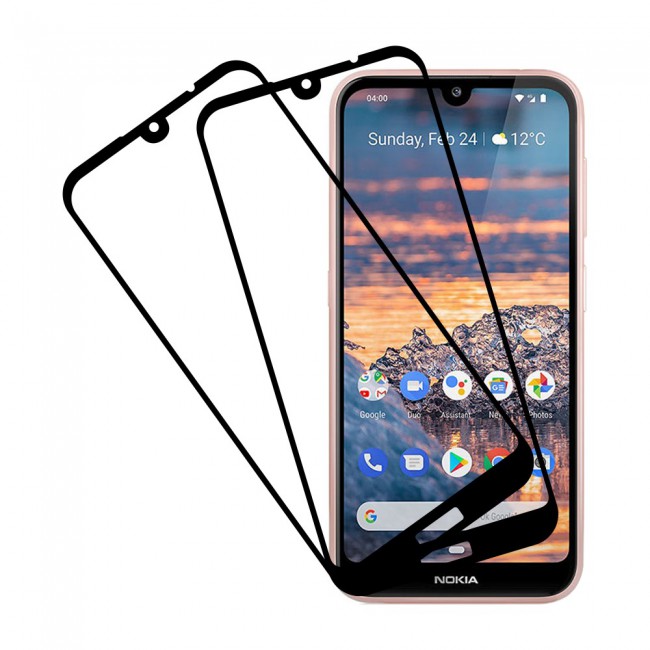Margoun 2-Pack 3D Tempered Glass Screen Protector for Nokia 4.2