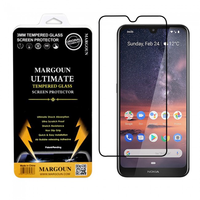 Margoun 3D Tempered Glass Screen Protector for Nokia 3.2
