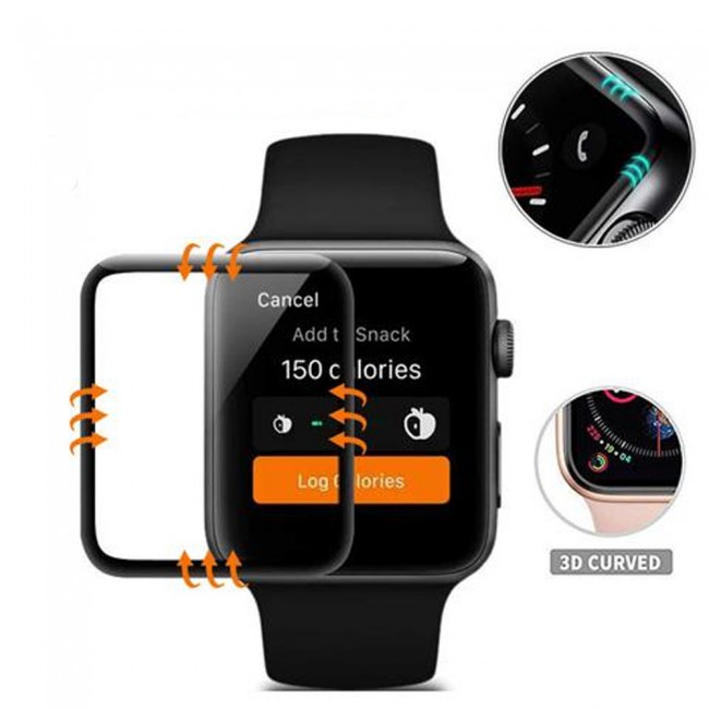 Margoun 3D Curved Glass Screen Protector for Apple Watch Series – 38mm