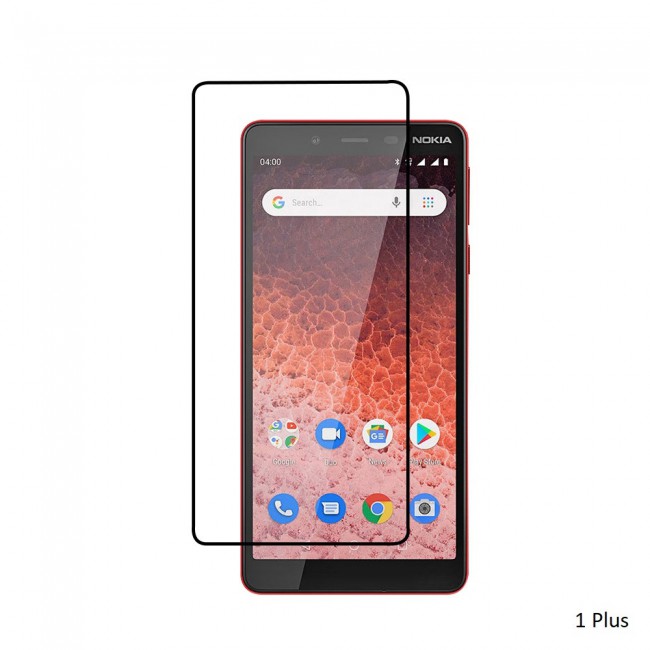 Margoun 3D Curved Tempered Glass Screen Protector for Nokia Phones ( 1 Plus , 3.2 , 4.2 , 210 , 9 Pureview )