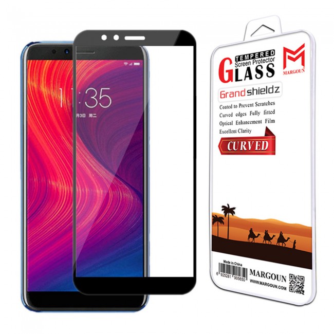Margoun 3D Curved Tempered Glass Screen Protector for Lenovo K5 Play