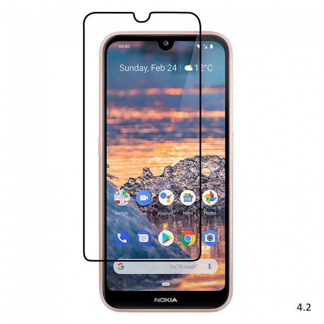 Margoun 3D Curved Tempered Glass Screen Protector for Nokia Phones ( 1 Plus , 3.2 , 4.2 , 210 , 9 Pureview )