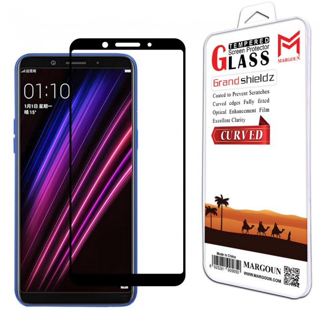 Margoun 3D Curved Tempered Glass Screen Protector for Oppo A1