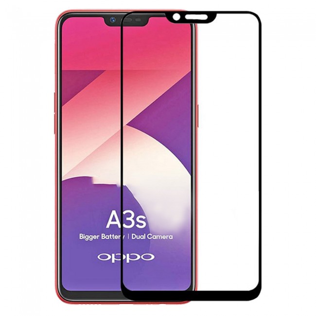 Margoun 3D Curved Tempered Glass Screen Protector for Oppo A3s