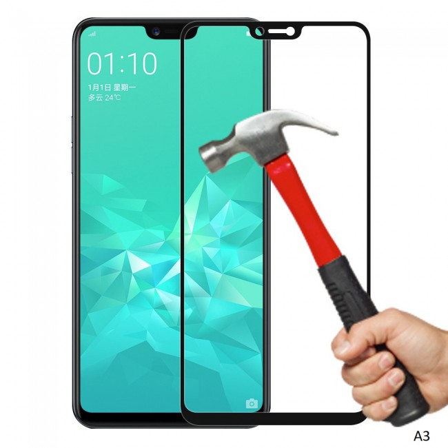 Margoun 3D Curved Tempered Glass Screen Protector for Oppo A3