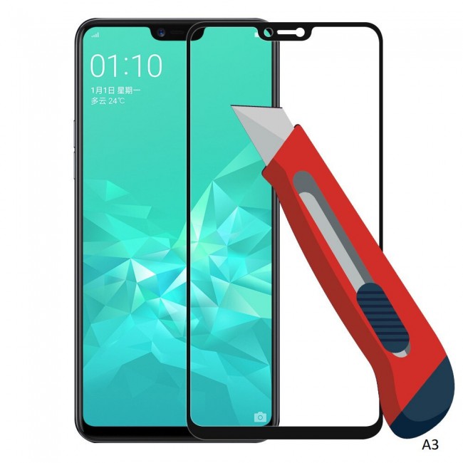 Margoun 3D Curved Tempered Glass Screen Protector for Oppo A3