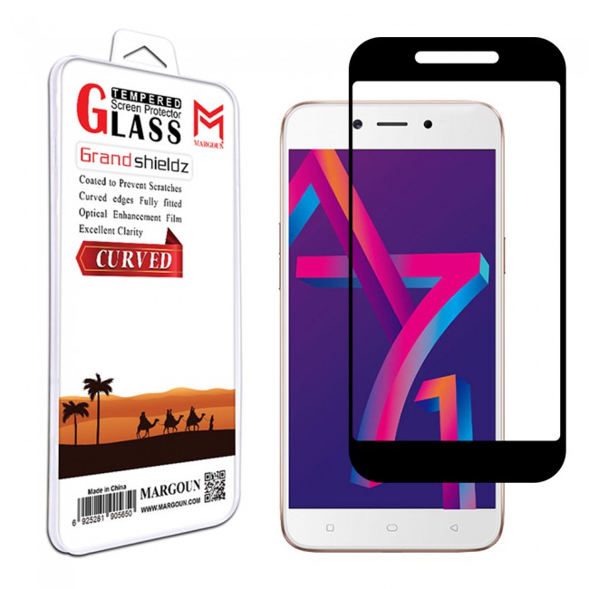 Margoun 3D Curved Tempered Glass Screen Protector for Oppo A71 2018