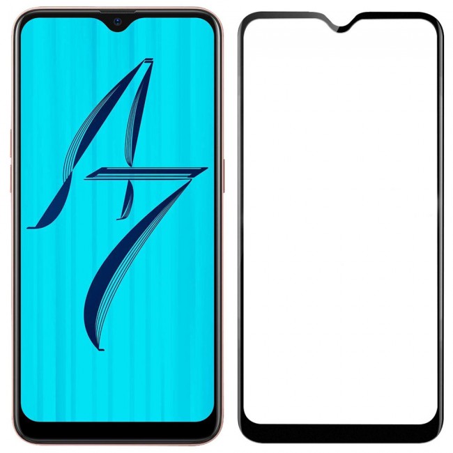 Margoun 3D Curved Tempered Glass Screen Protector for Oppo A7