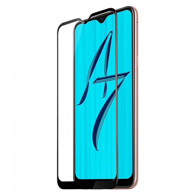 Margoun 3D Curved Tempered Glass Screen Protector for Oppo A7