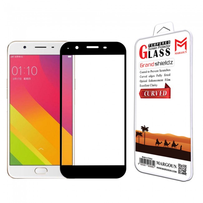 Margoun 3D Curved Tempered Glass Screen Protector for Oppo F1s