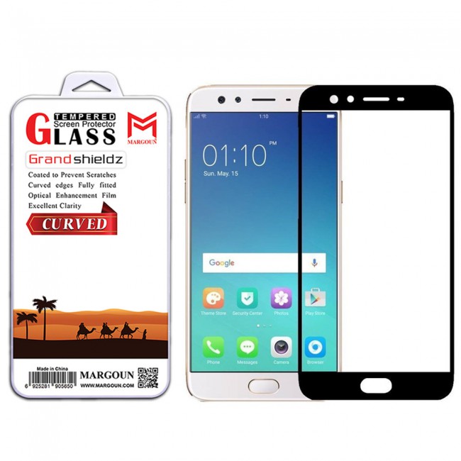 Margoun 3D Curved Tempered Glass Screen Protector for Oppo F3 Plus