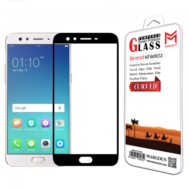 Margoun 3D Curved Tempered Glass Screen Protector for Oppo F3