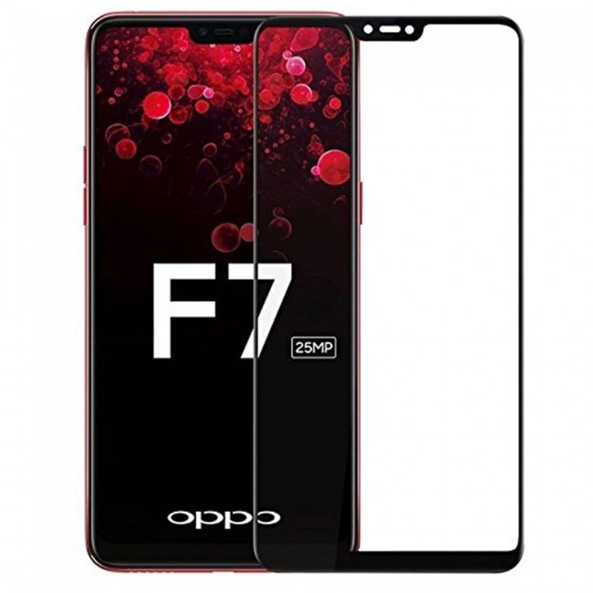 Margoun 3D Curved Tempered Glass Screen Protector for Oppo F7
