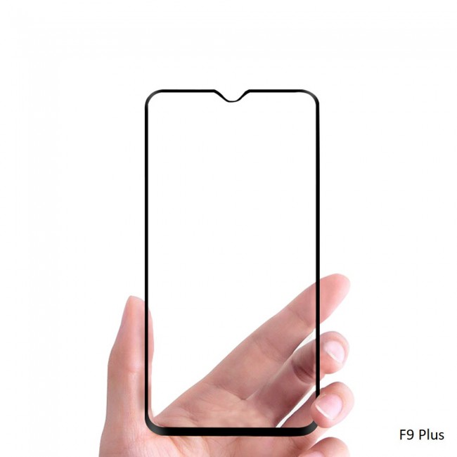 Margoun 3D Curved Tempered Glass Screen Protector for Oppo Phones ( F9 / F9 Pro , F9 Plus , A5 , A7 )