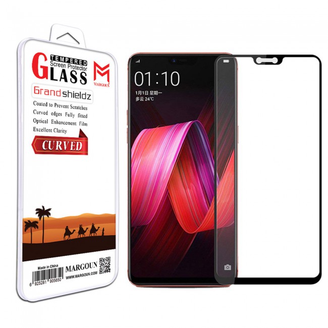 Margoun 3D Curved Tempered Glass Screen Protector for Oppo R15