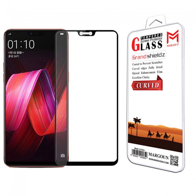 Margoun 3D Curved Tempered Glass Screen Protector for Oppo R15