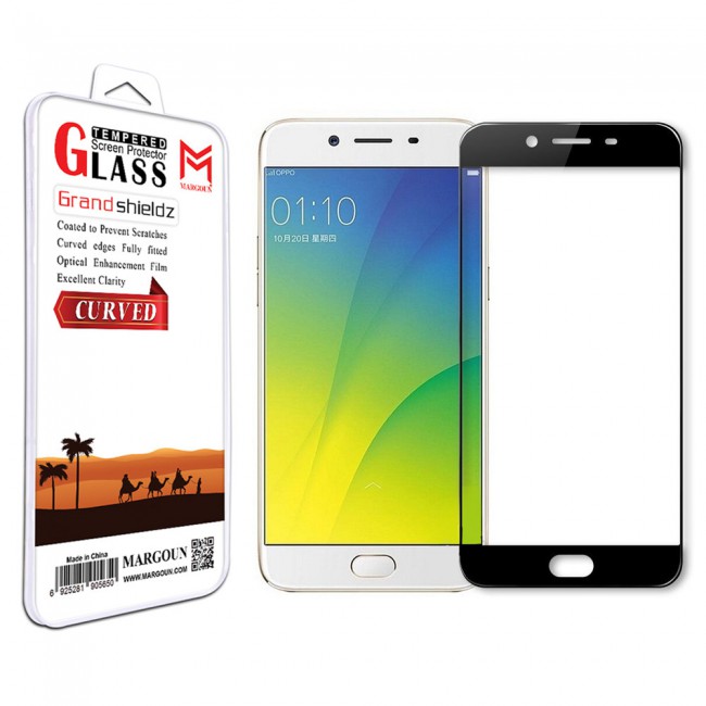Margoun 3D Curved Tempered Glass Screen Protector for Oppo R9